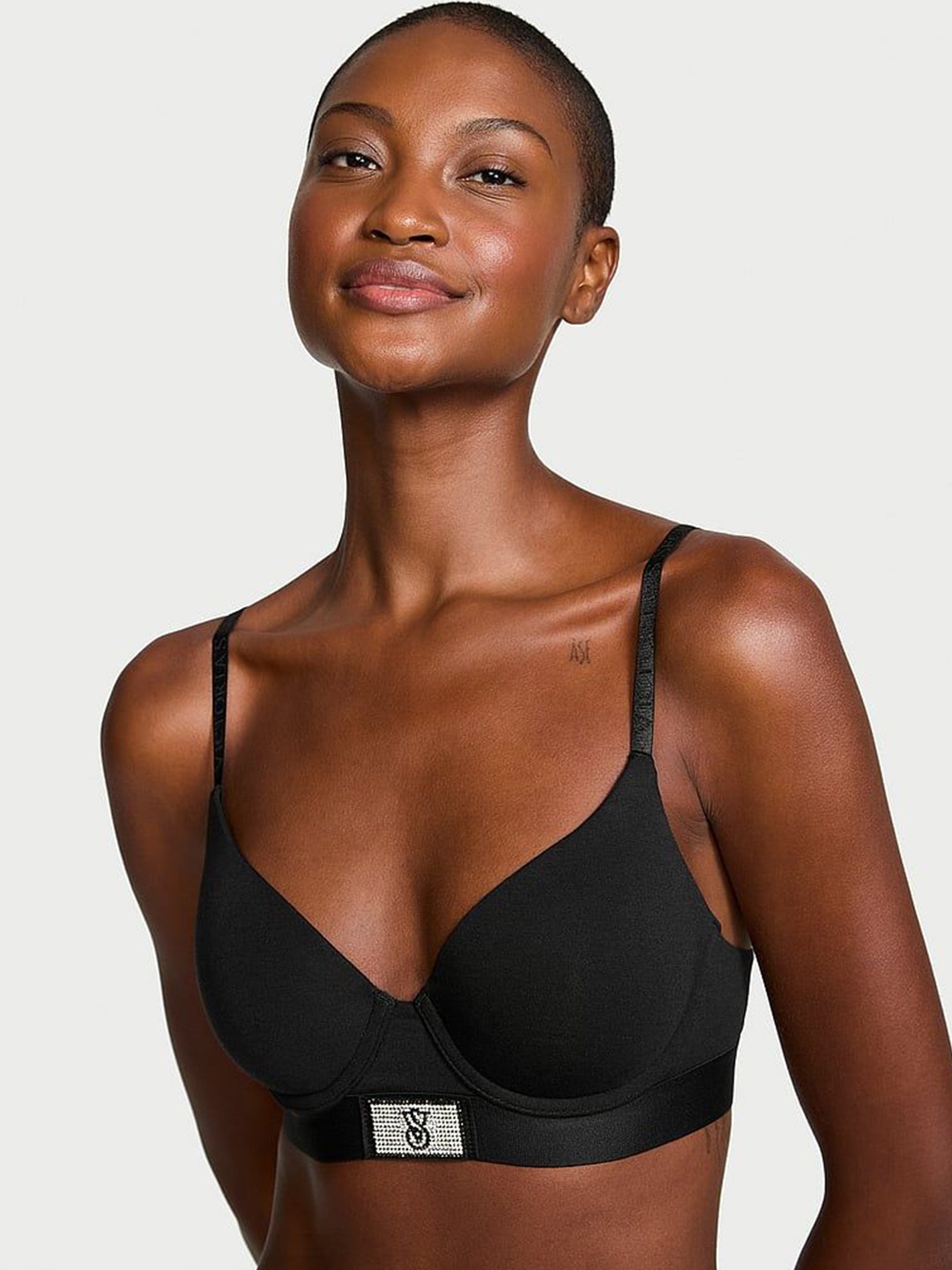 

Victoria's Secret Women Medium Coverage Underwired Lightly Padded Bra, Black