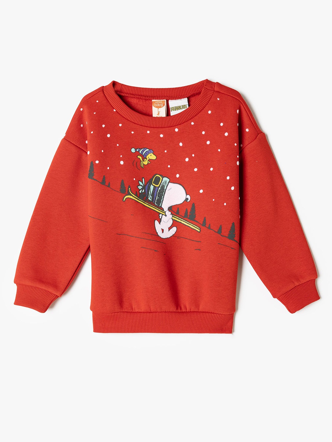 

Koton Boys Printed Sweatshirt, Red