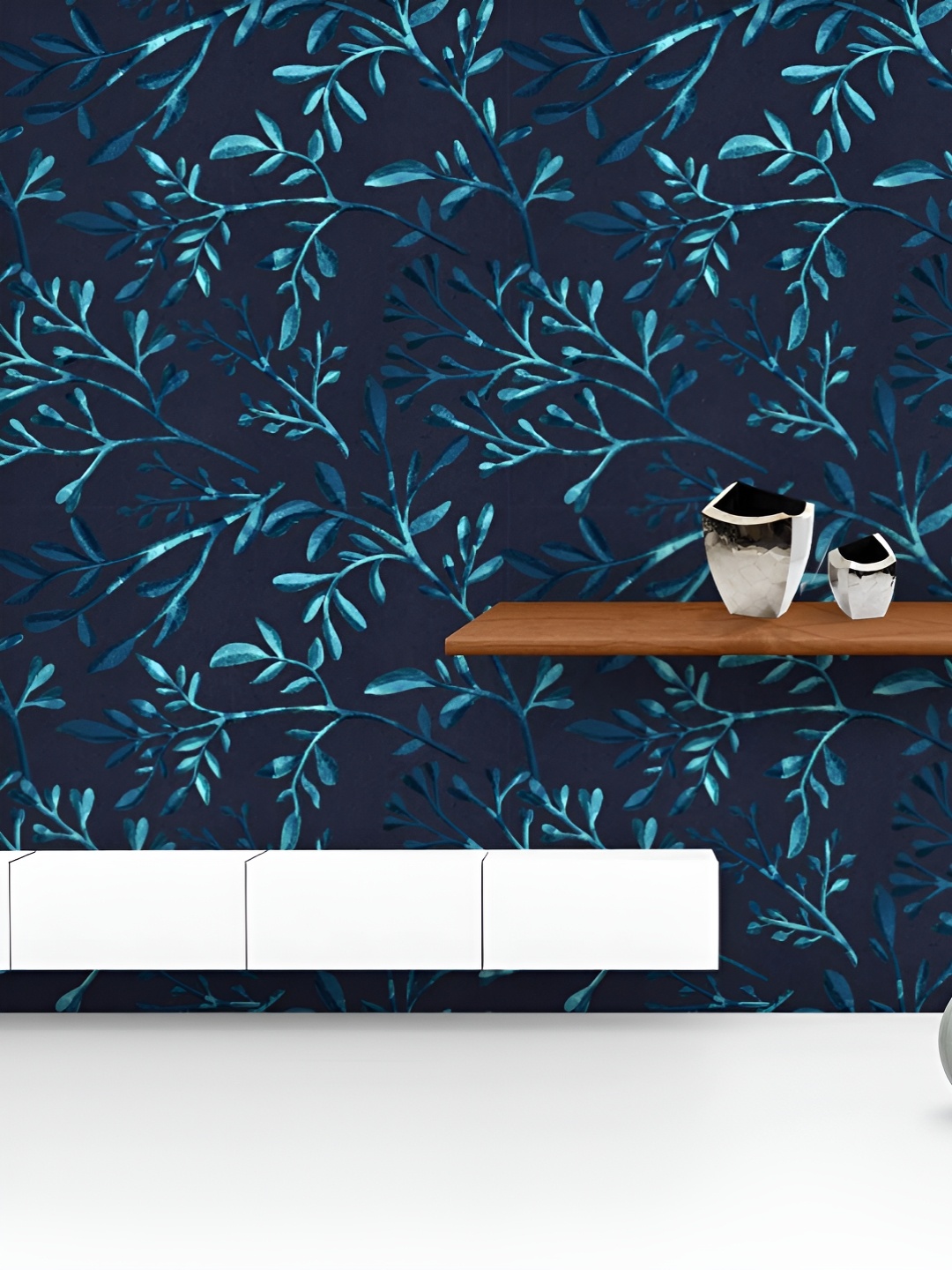

ArtzFolio Printed UV-Resistant Anti-Bacterial Floral Botanical Pattern Peel & Stick Wallpaper, Multi