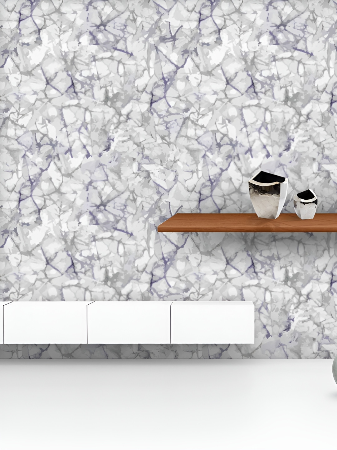 

ArtzFolio Printed UV-Resistant Anti-Bacterial Bright MonochromePeel & Stick Wallpaper, Multi