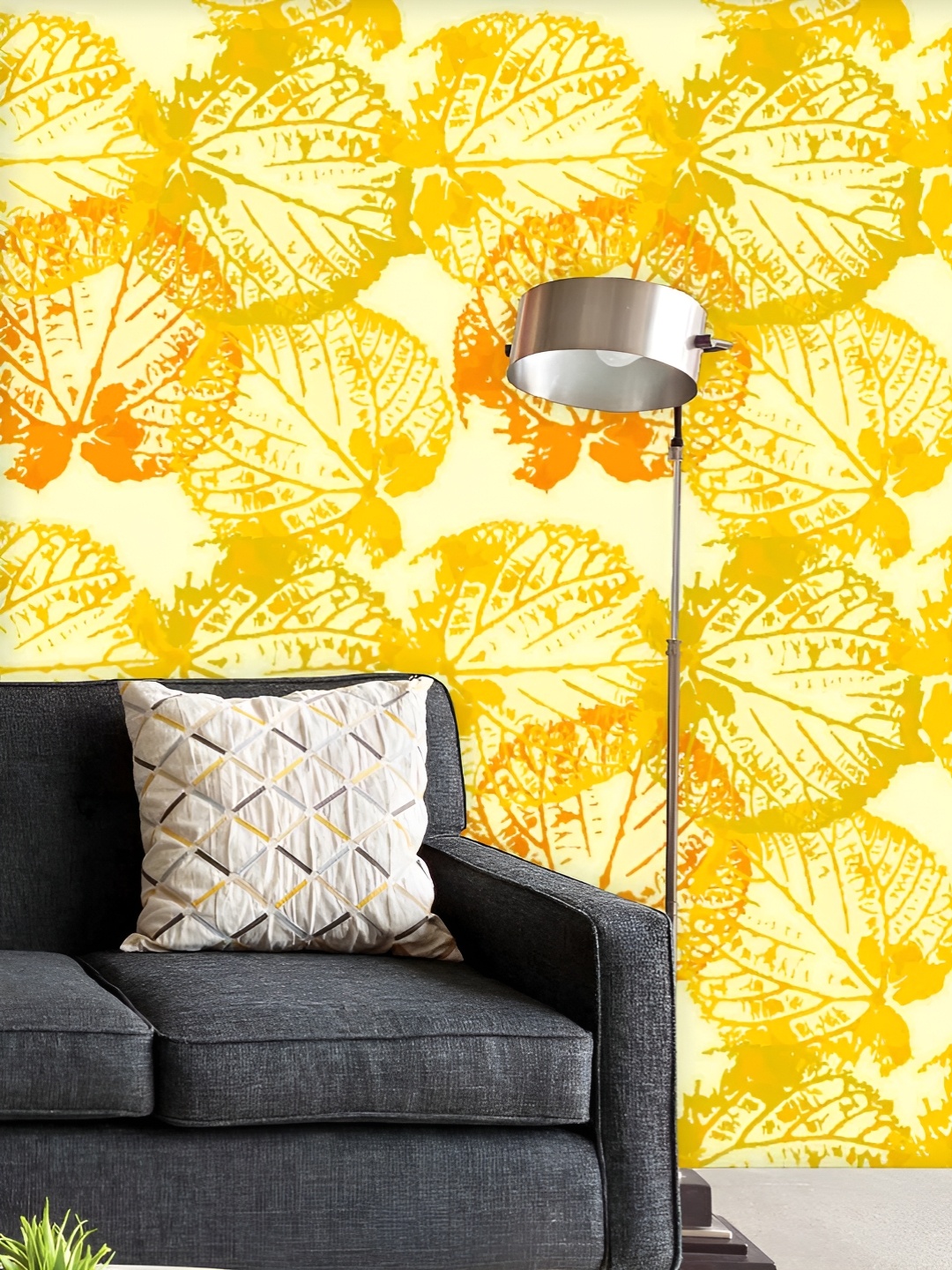 

ArtzFolio Printed UV-Resistant Anti-Bacterial Leaves Peel & Stick Wallpaper, Multi