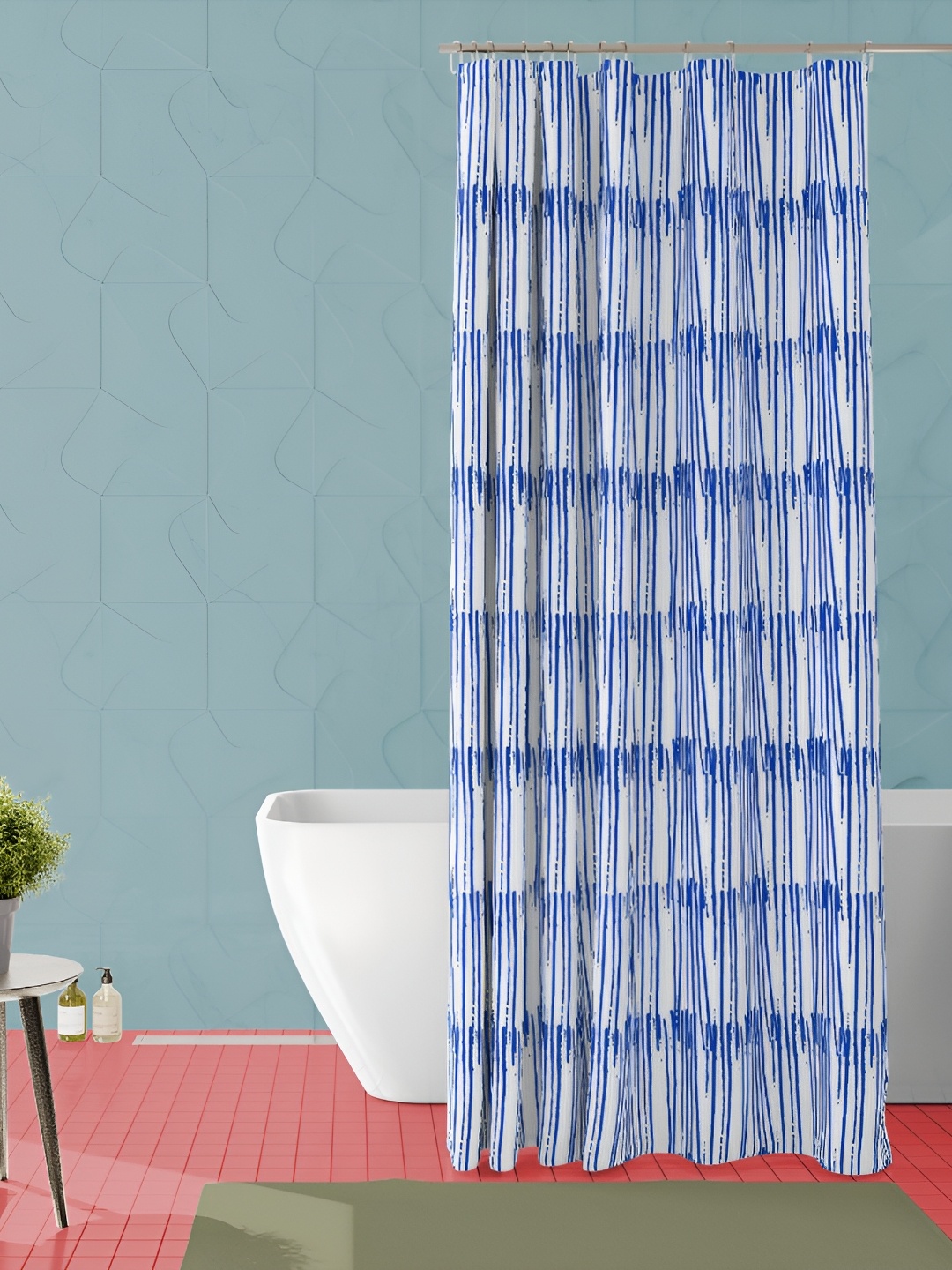 

ArtzFolio Single Piece Waterproof Polyester Shower Curtain, Multi