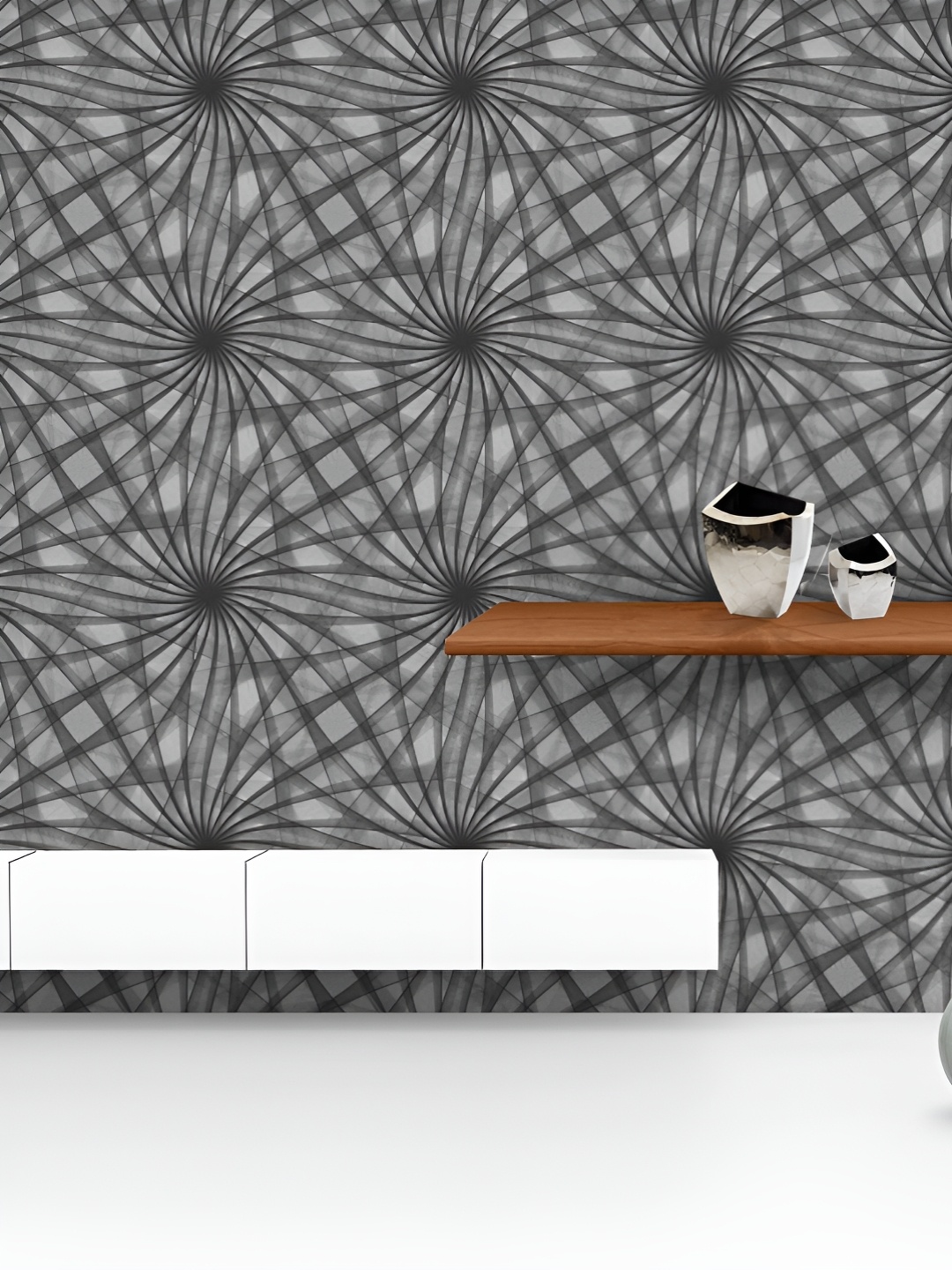 

ArtzFolio Printed UV-Resistant Anti-Bacterial Abstract Black White Peel & Stick Wallpaper, Multi