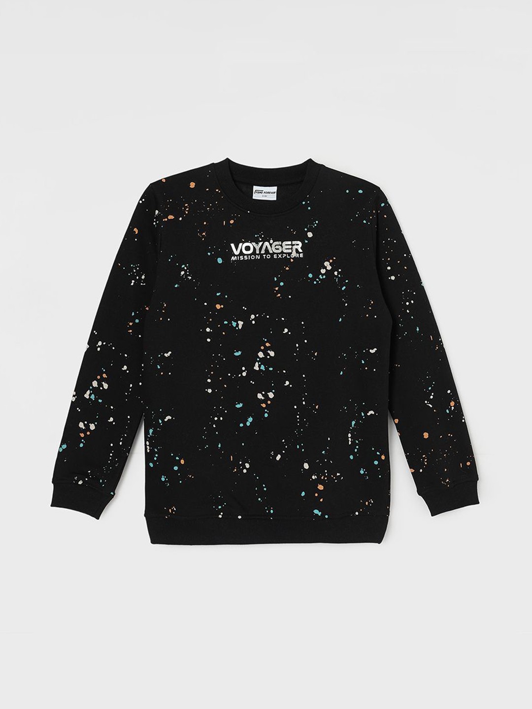 

Fame Forever by Lifestyle Boys Printed Sweatshirt, Black