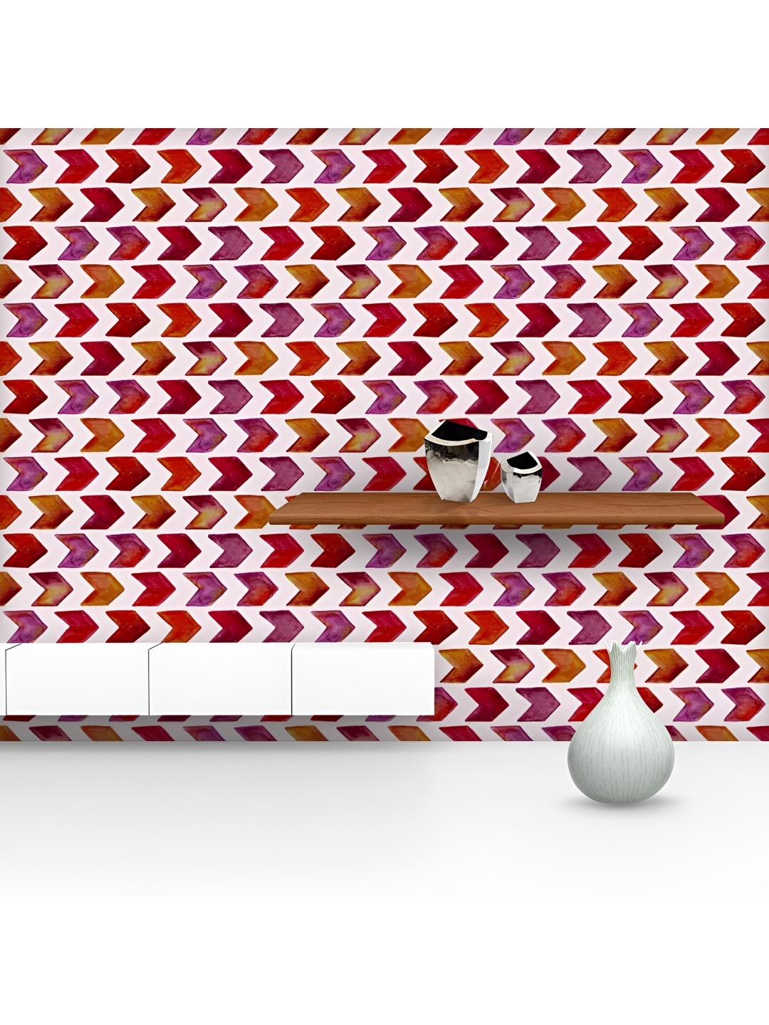 

ArtzFolio Printed UV-Resistant Anti-Bacterial Arrowed Peel & Stick Wallpaper, Multi