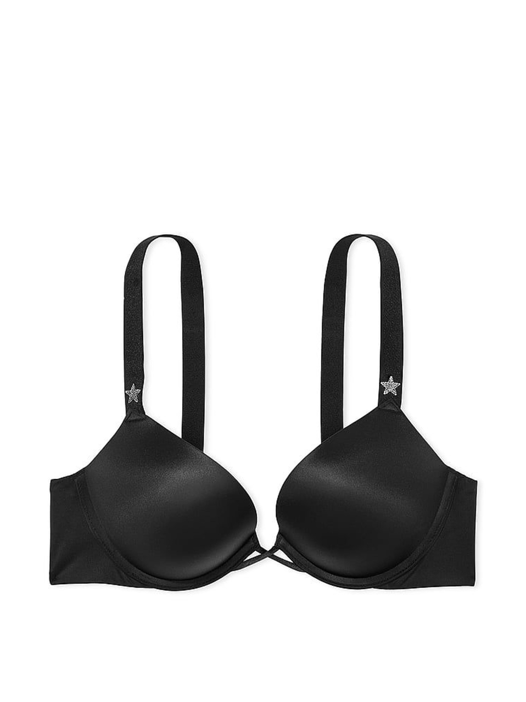 

Victoria's Secret Women Cut and Sewv Medium Coverage Underwired Heavily Padded Bra, Black