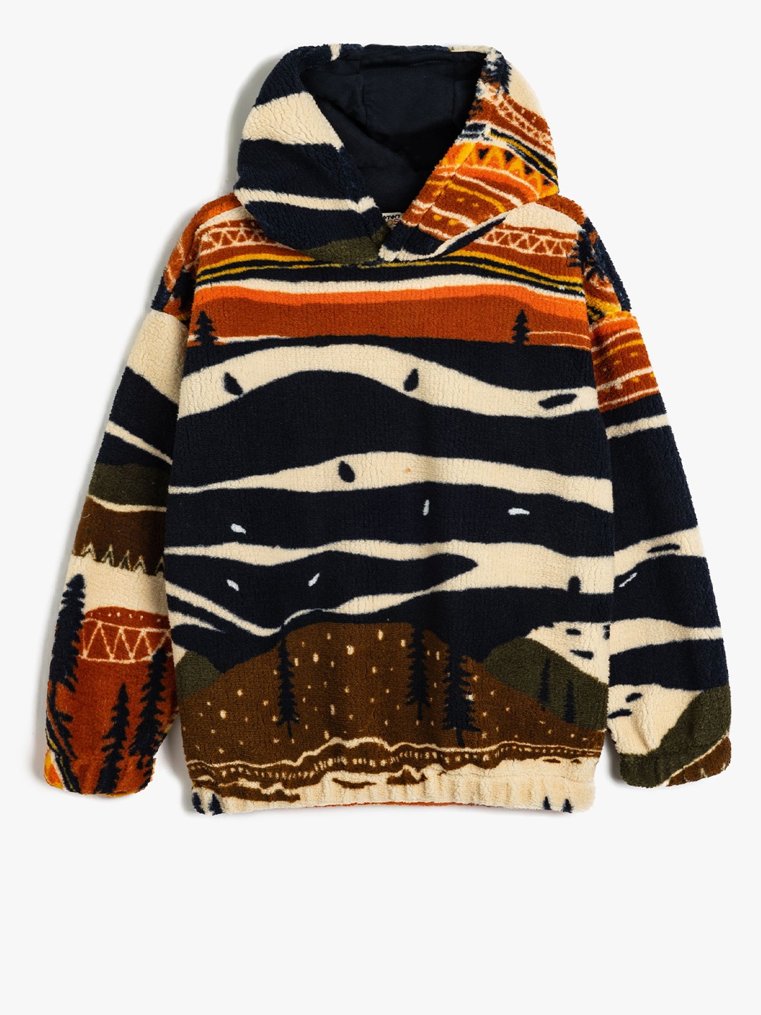 

Koton Boys Striped Sweatshirt, Navy blue