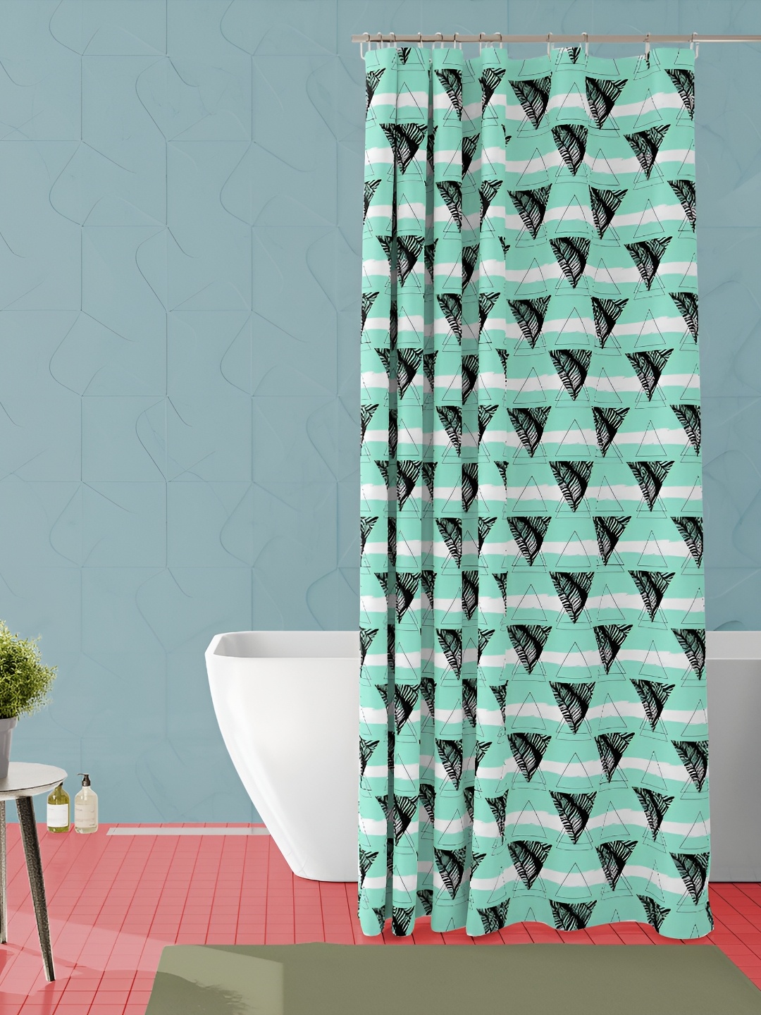 

ArtzFolio Single Piece Waterproof Polyester Shower Curtain, Multi