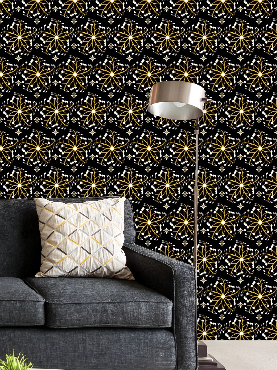 

ArtzFolio Printed UV-Resistant Anti-Bacterial Abstract Stars Peel & Stick Wallpaper, Multi