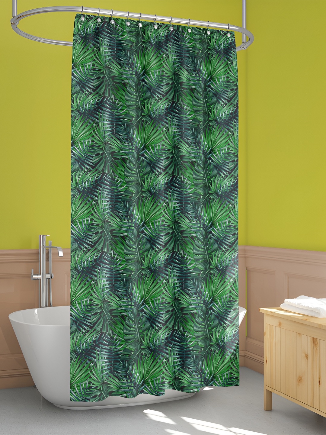 

ArtzFolio Single Piece Waterproof Polyester Shower Curtain, Multi