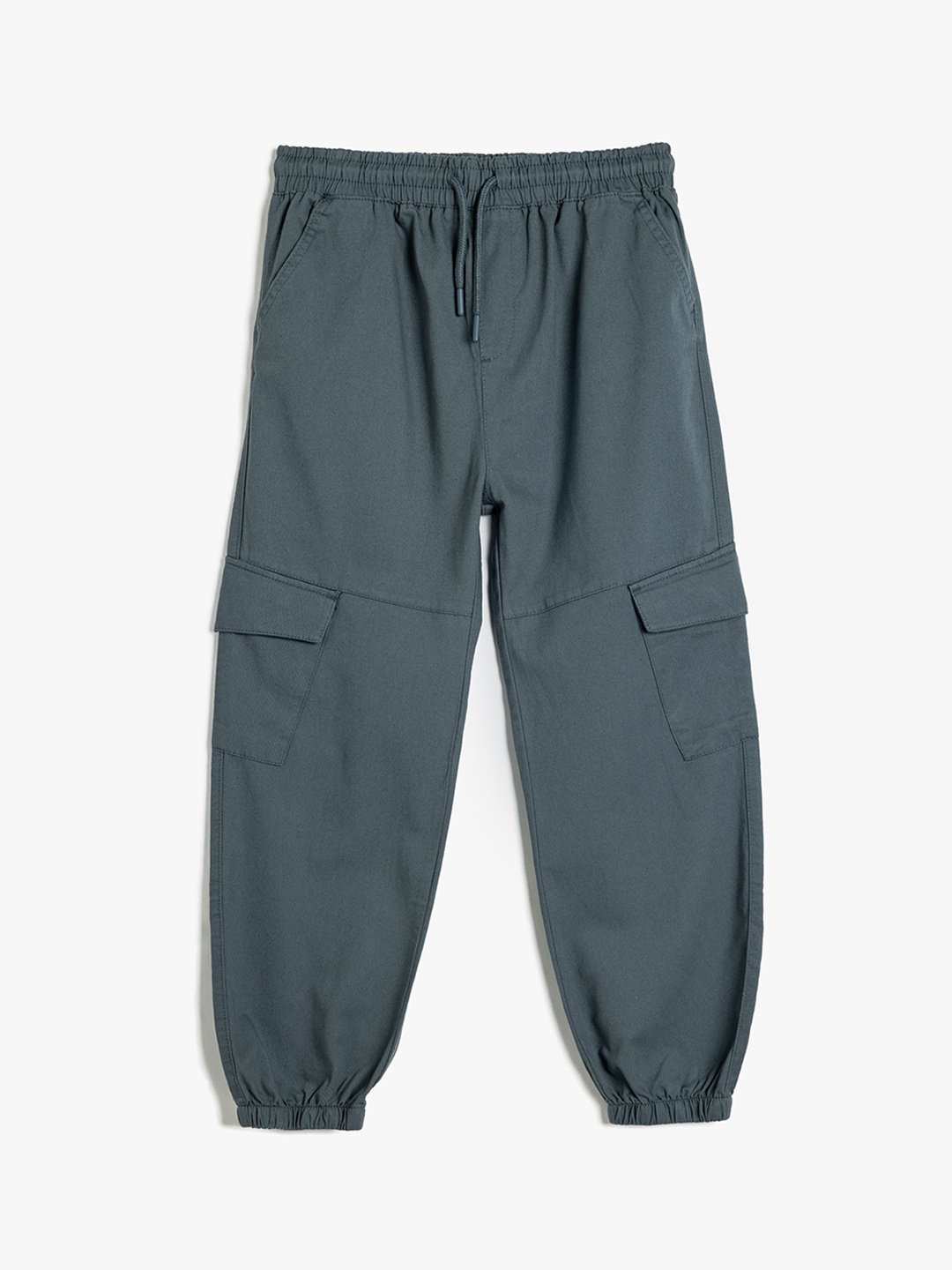 

Koton Boys Mid-Rise Regular Fit Joggers Trousers, Grey