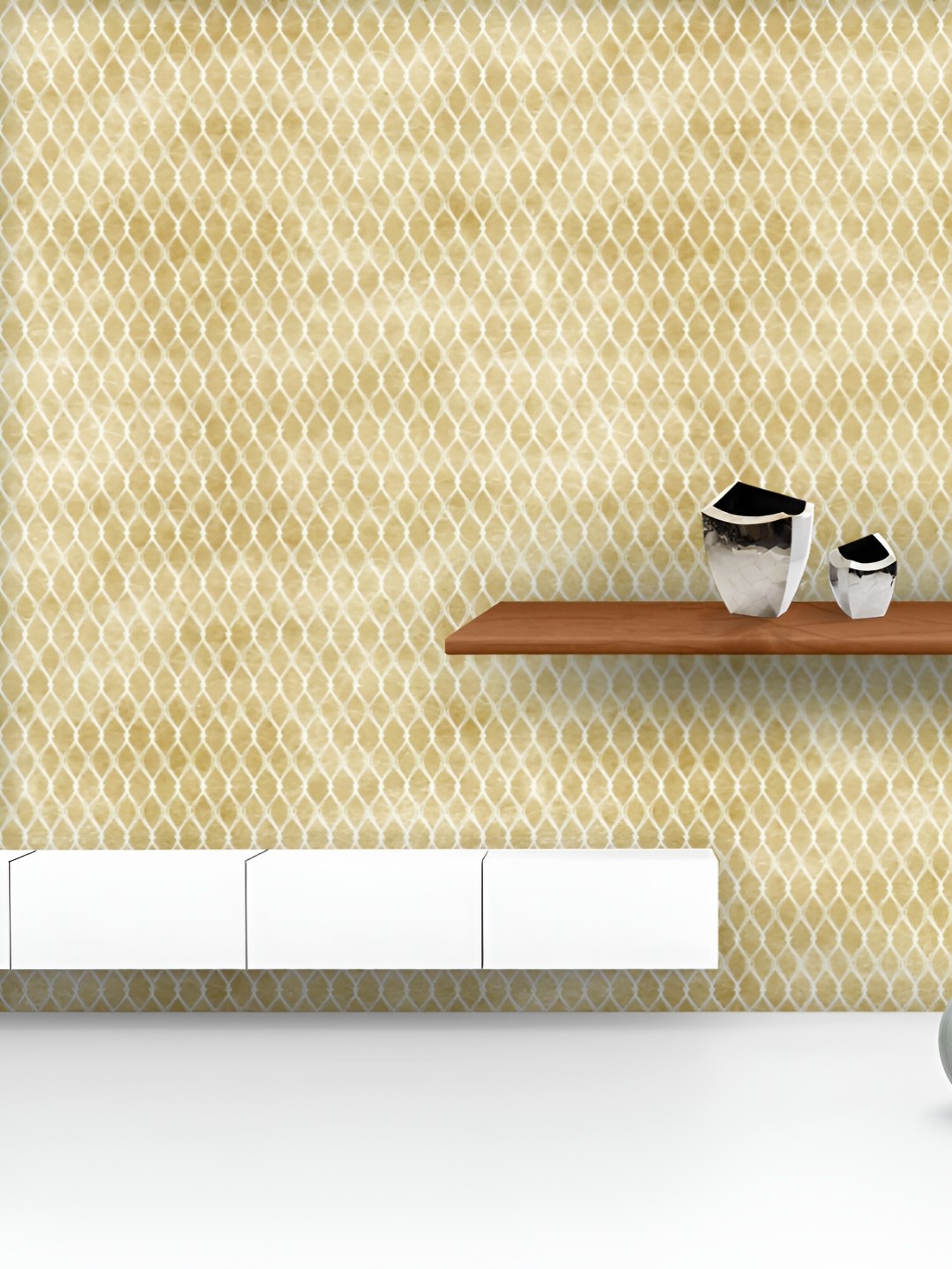 

ArtzFolio Printed UV-Resistant Anti-Bacterial Veil-Like Pattern Peel & Stick Wallpaper, Multi