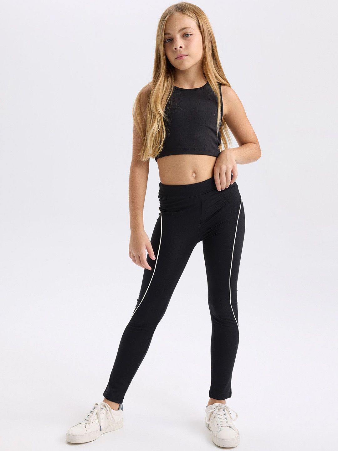 

DeFacto Girls Ankle-Length Leggings, Black