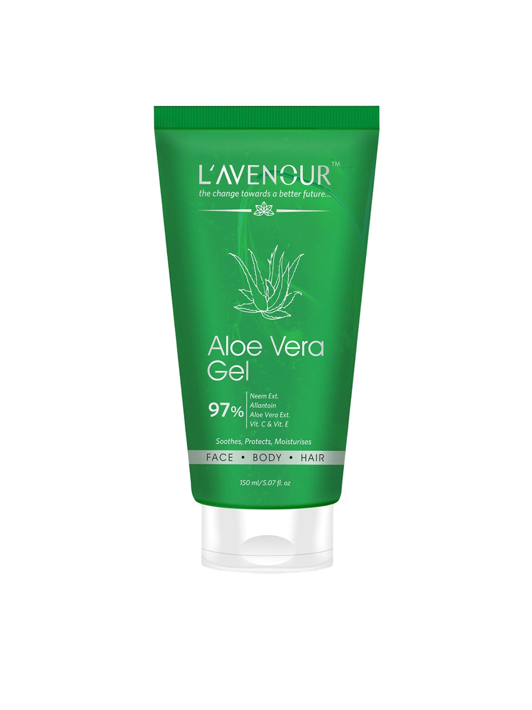

L'AVENOUR Vitamin C & E Aloe Vera Gel - 150 ml, Transparent