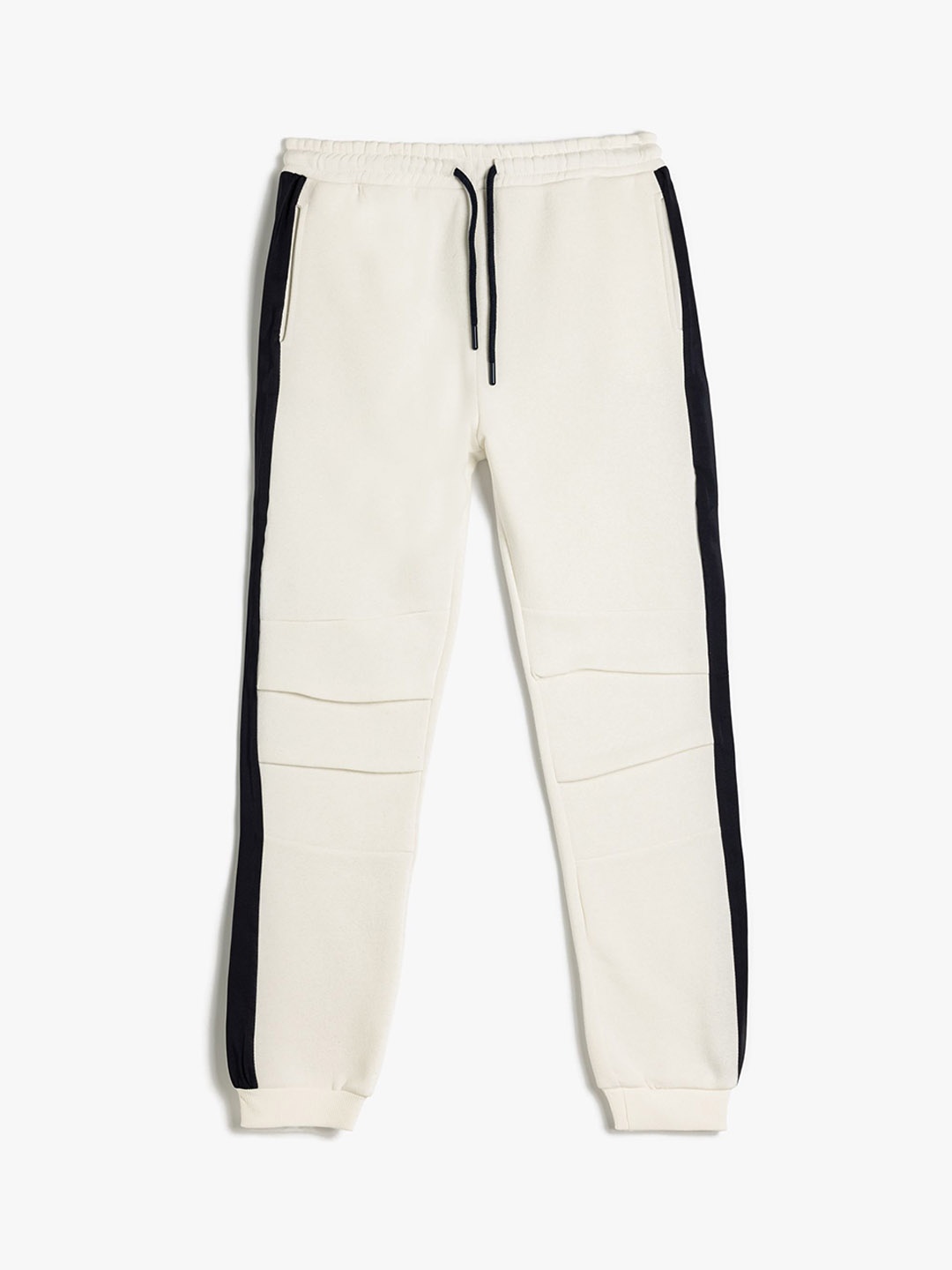 

Koton Boys Striped Cotton Regular Fit Joggers, Beige