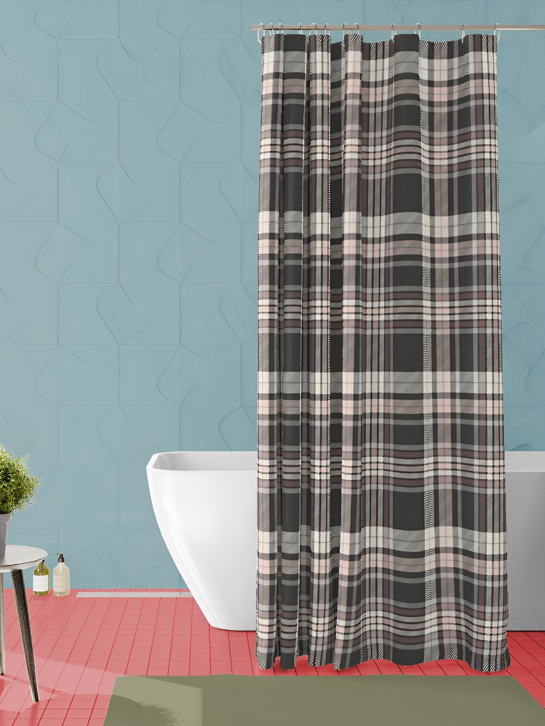 

ArtzFolio Single Piece Waterproof Polyester Shower Curtain, Multi