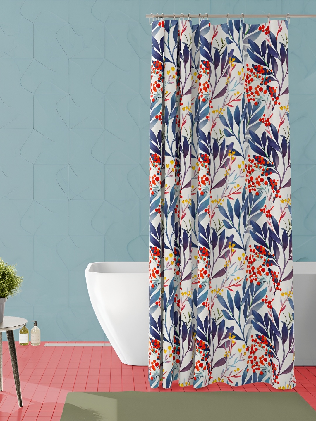 

ArtzFolio Single Piece Waterproof Polyester Shower Curtain, Multi