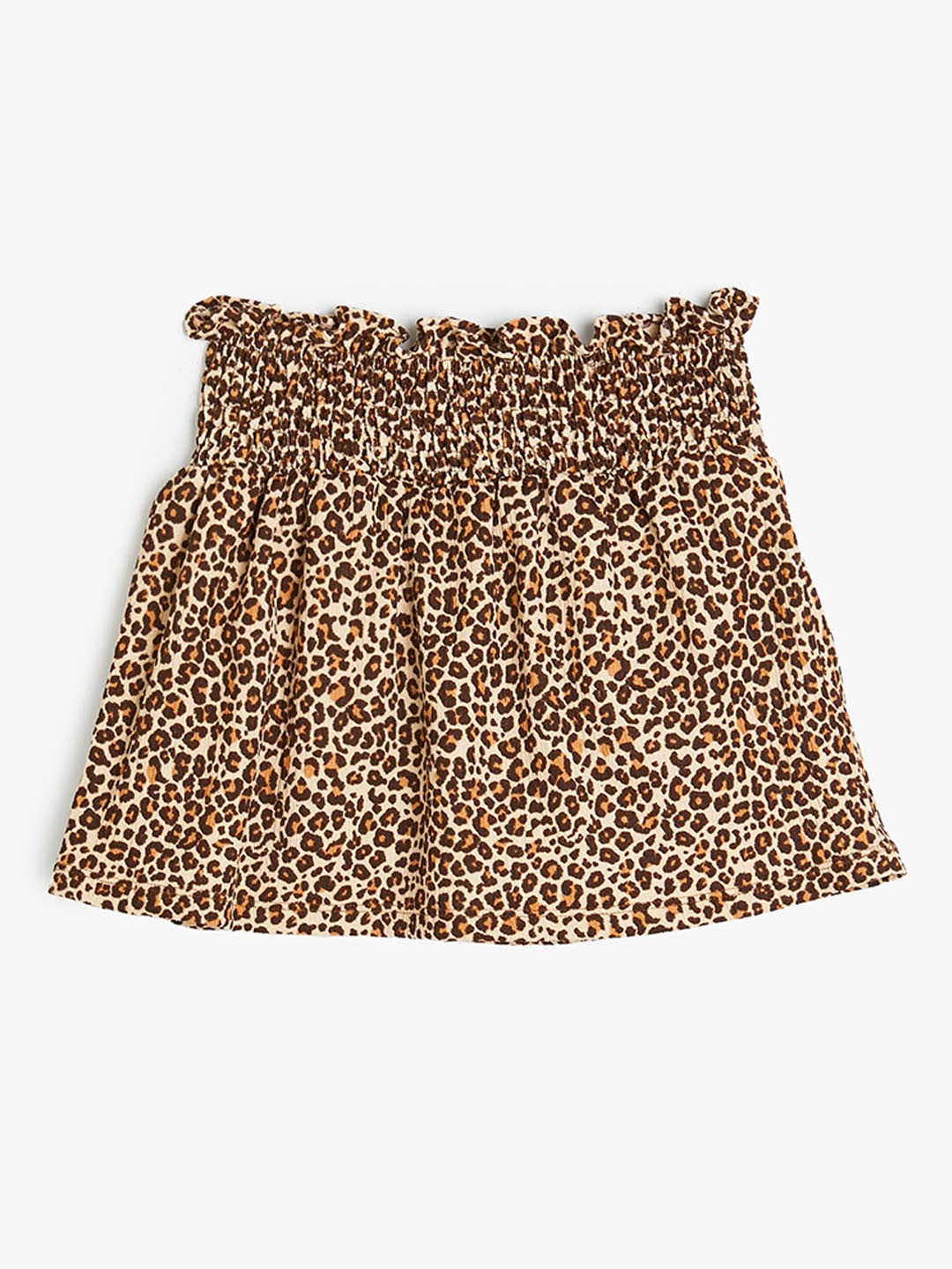 

Koton Girls Printed A-Line Mini Skirt, Beige