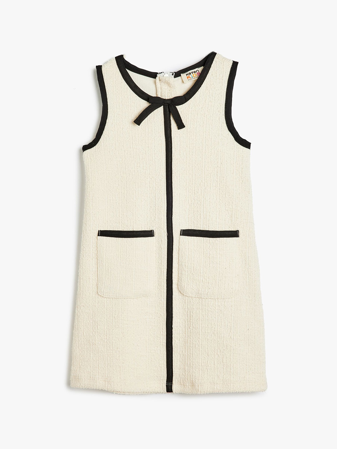 

Koton Girls Sleeveless A-Line Dress, Beige