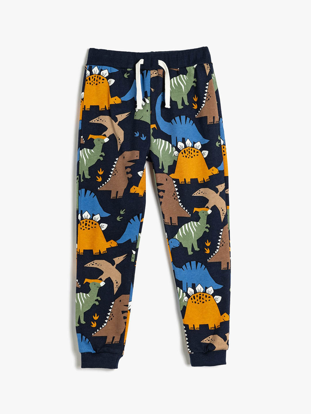 

Koton Boys Pure Cotton Regular Fit Mid Rise Joggers, Navy blue