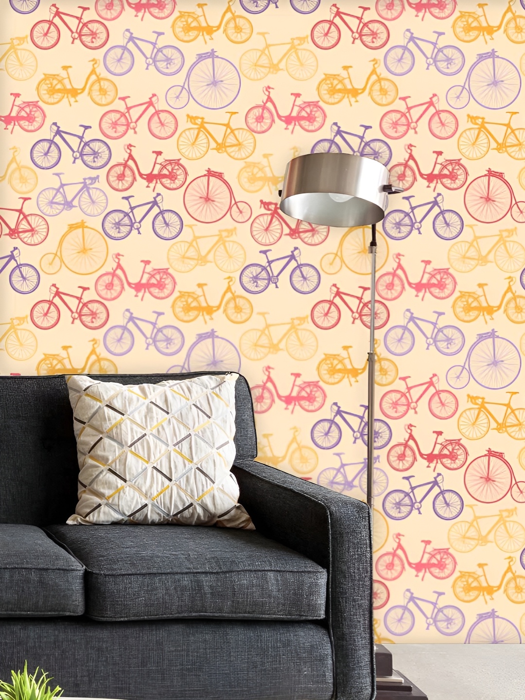 

ArtzFolio Printed UV-Resistant Anti-Bacterial Biking Peel & Stick Wallpaper, Multi