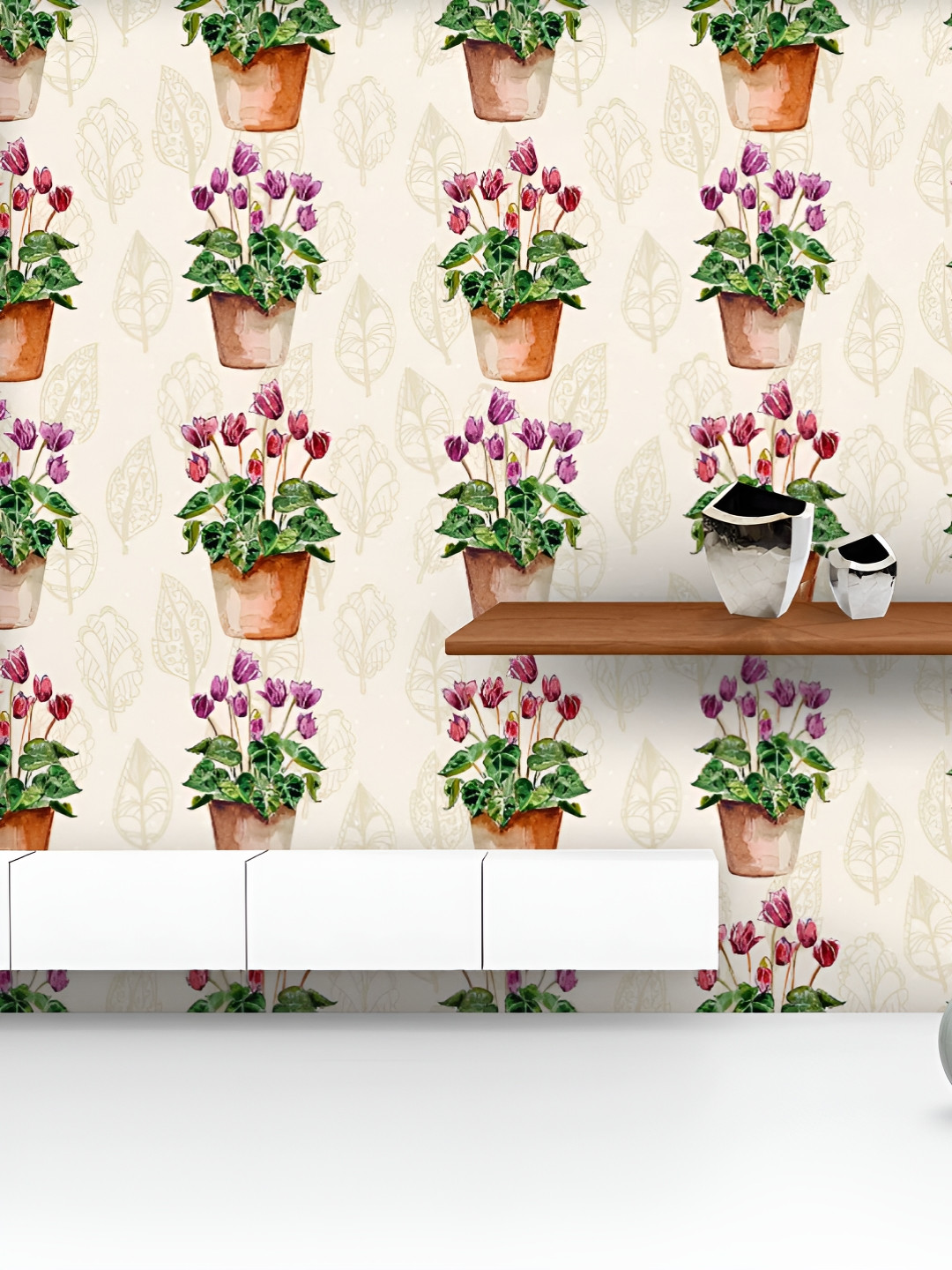 

ArtzFolio Printed UV-Resistant Anti-Bacterial Blossom Flowers Peel & Stick Wallpaper, Multi