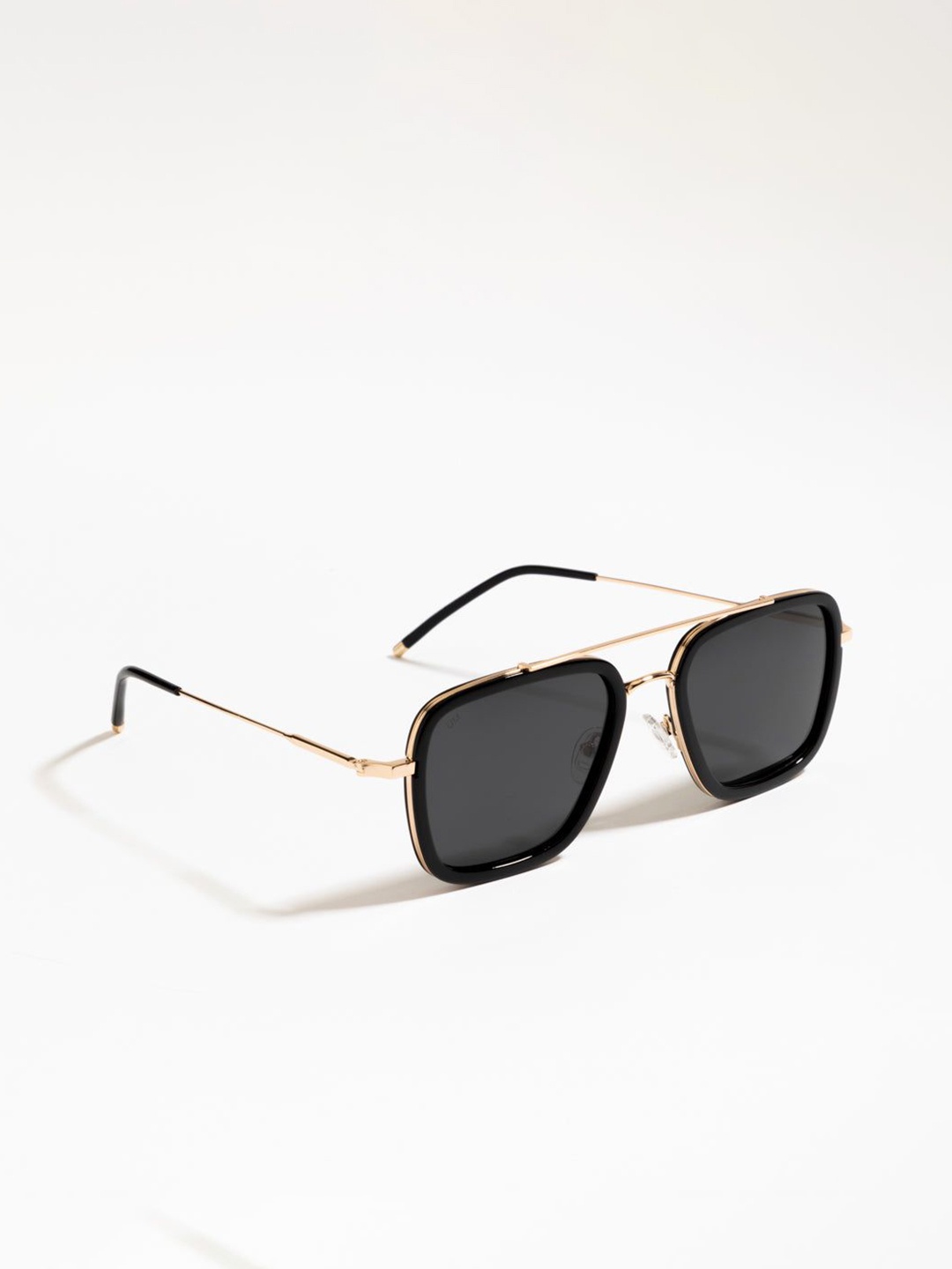 

Urban Monkey Unisex Square Sunglasses with UV Protected Lens S7036_blackgold, Black