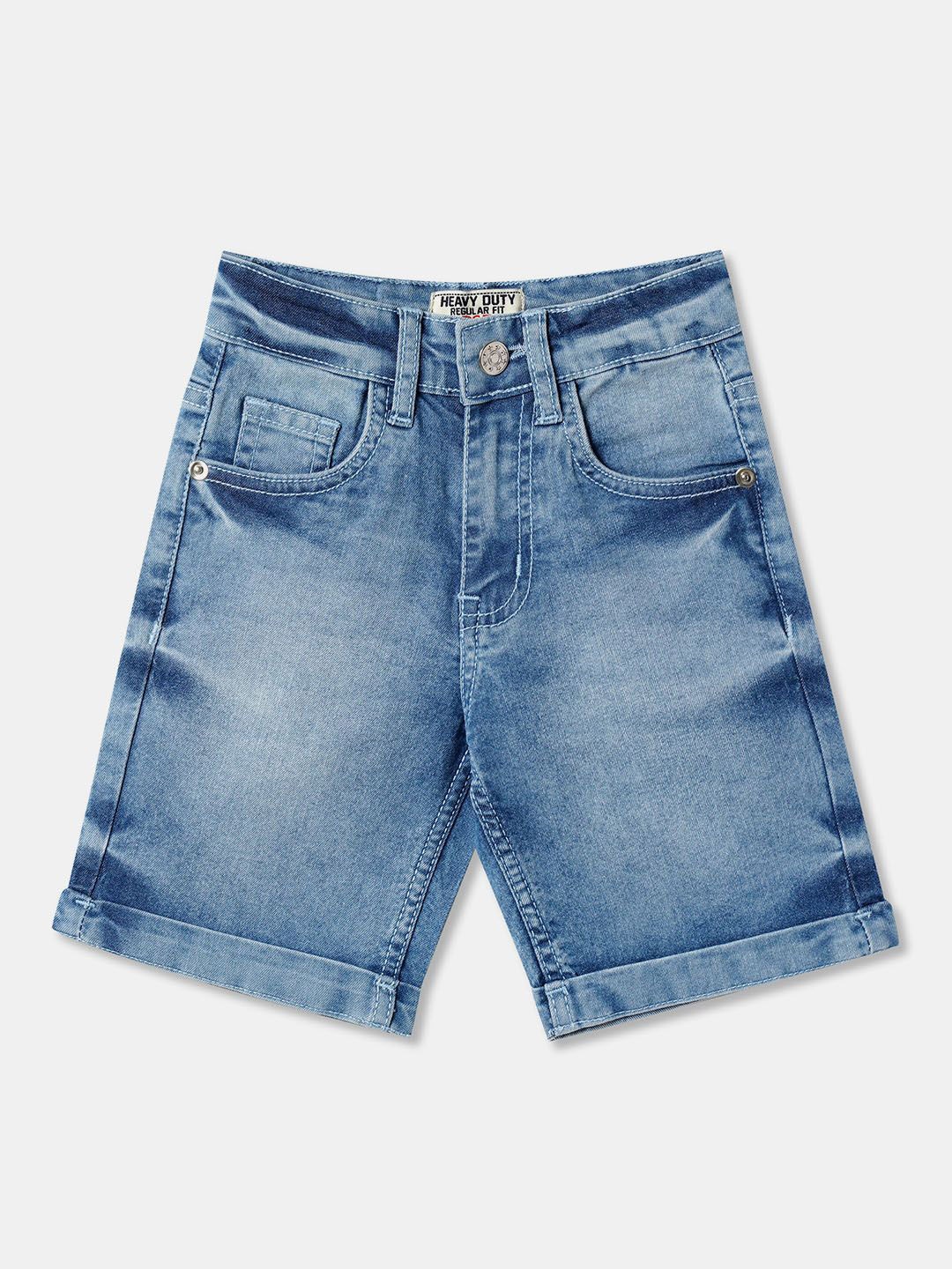 

R&B Boys Washed Denim Shorts Technology, Blue