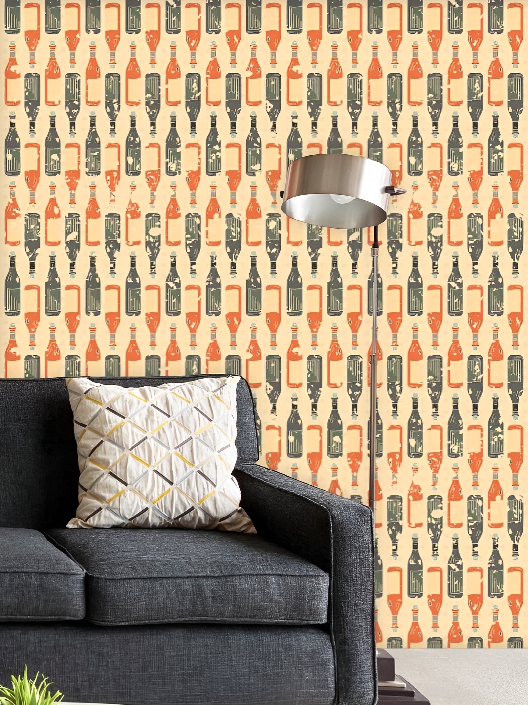 

ArtzFolio Printed UV-Resistant Anti-Bacterial WinePeel & Stick Wallpaper, Multi