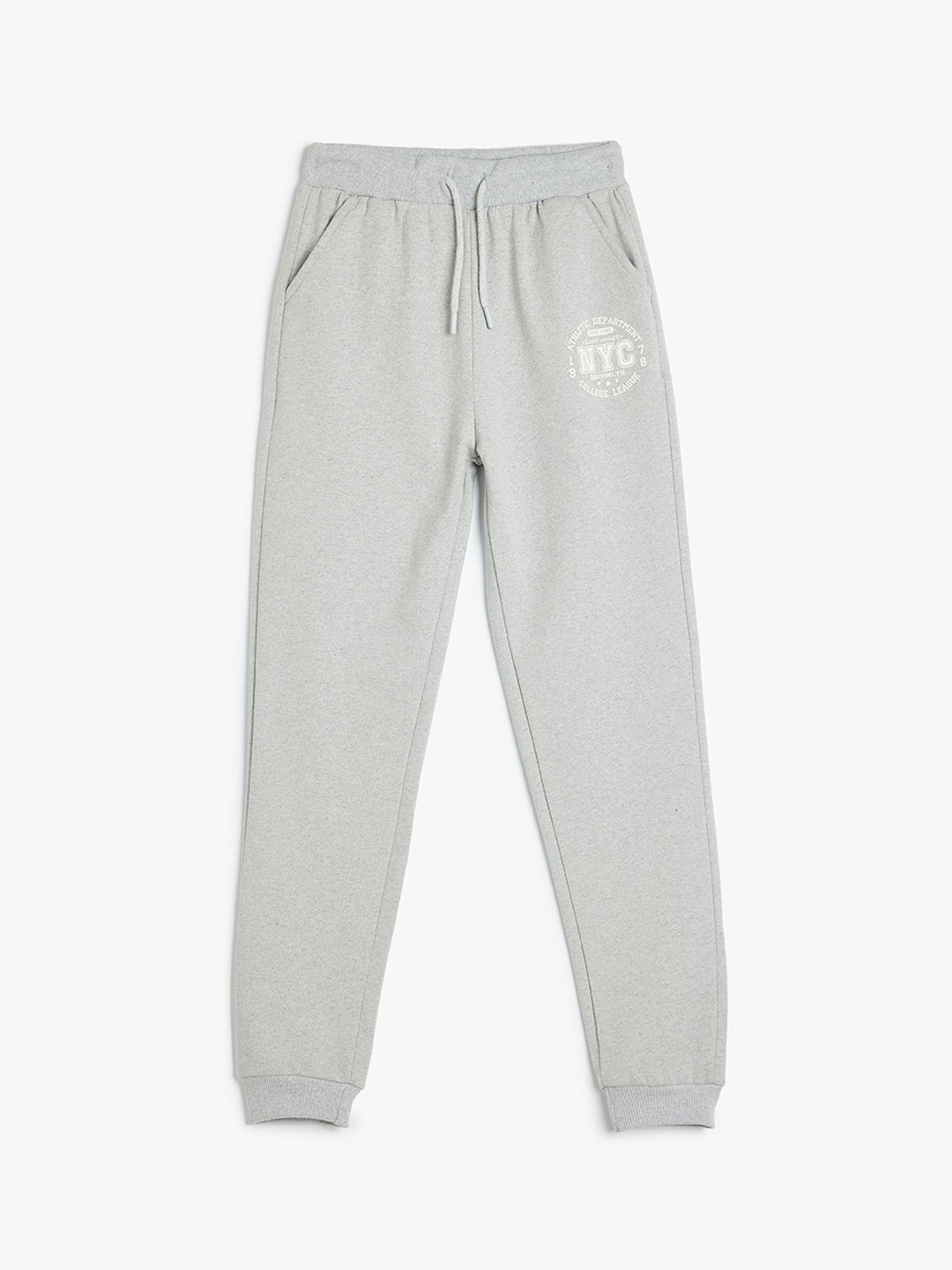 

Koton Boys Mid-Rise Regular Fit Joggers, Grey