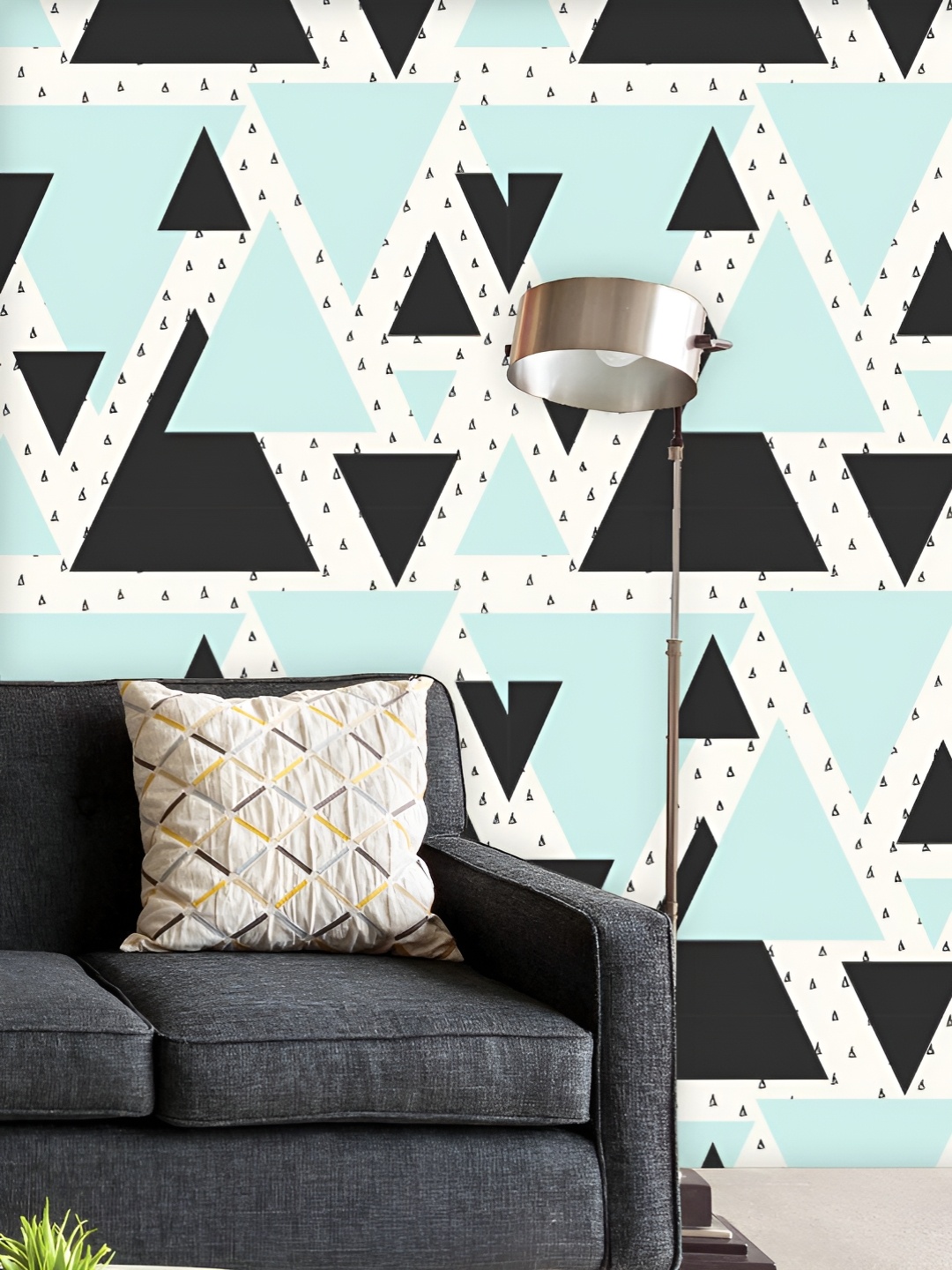 

ArtzFolio Printed UV-Resistant Anti-Bacterial Abstract Geometric Pattern Peel & Stick Wallpaper, Multi