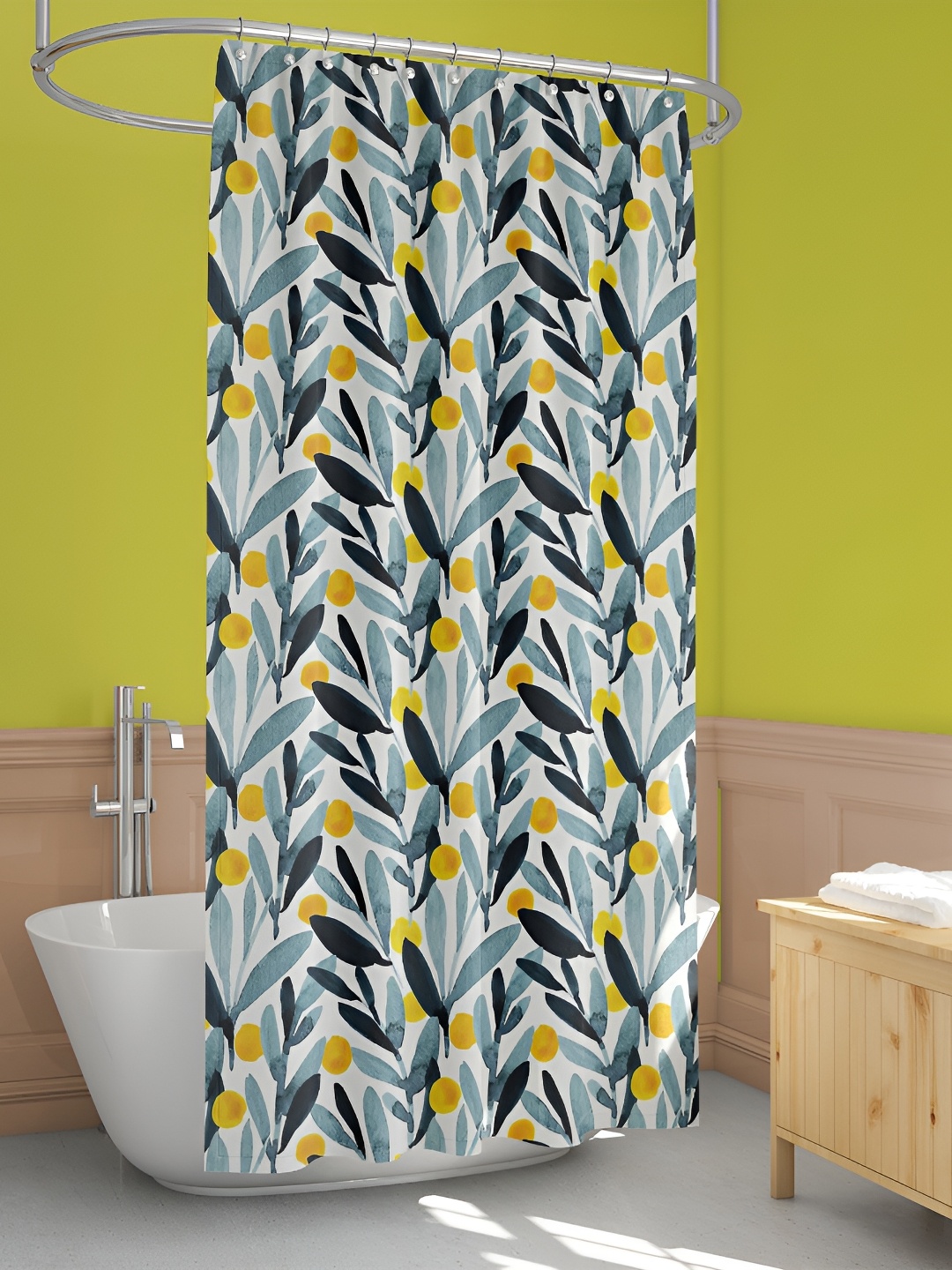 

ArtzFolio Single Piece Waterproof Polyester Shower Curtain, Multi
