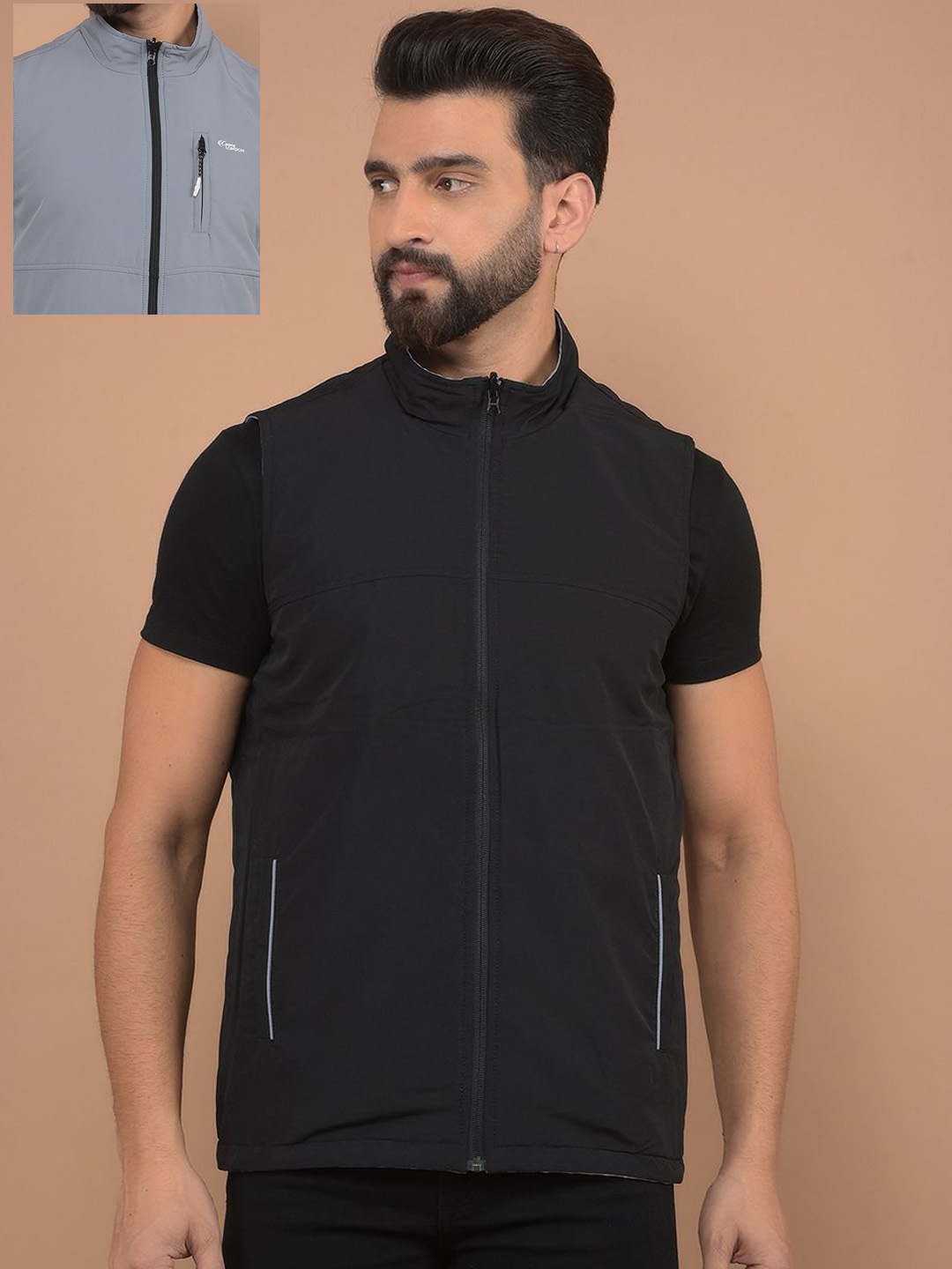 

Canary London Men Reversible Jacket, Black