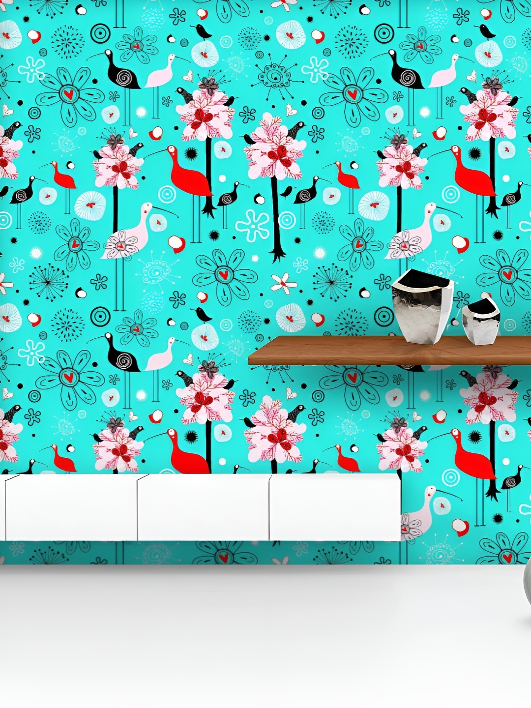 

ArtzFolio Printed UV-Resistant Anti-Bacterial Natural Landscape Peel & Stick Wallpaper, Multi