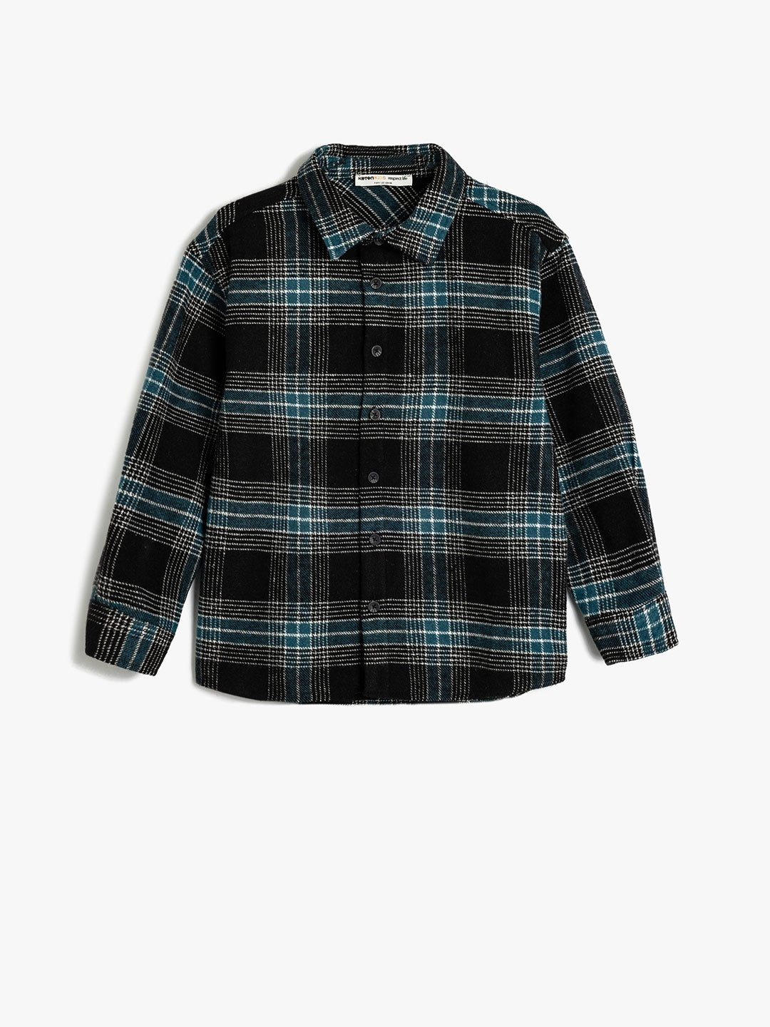 

Koton Boys Tartan Checks Opaque Checked Casual Shirt, Navy blue