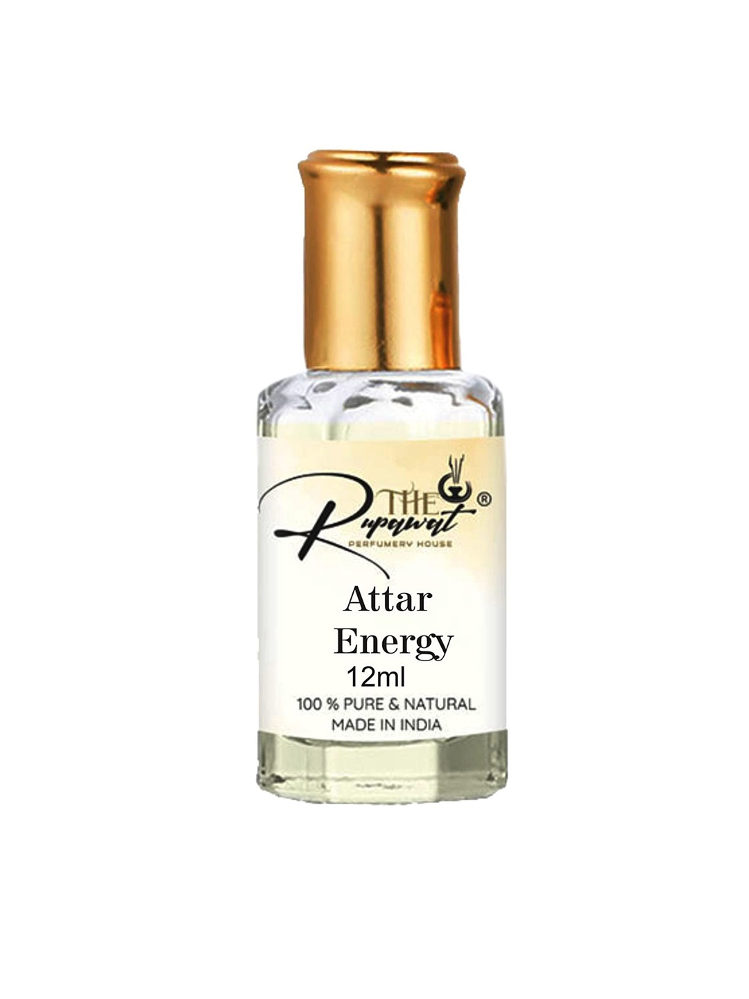 

THE RUPAWAT Perfumery House Attar Energy Natural & Pure Alcohol Free Attar - 12 ml, Transparent