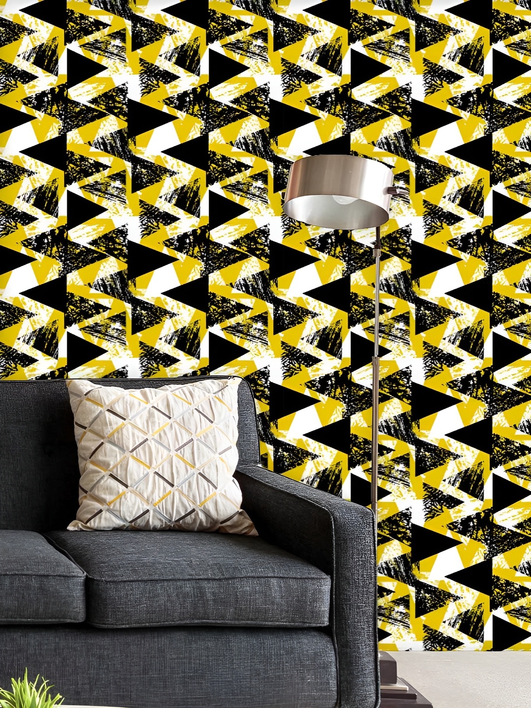 

ArtzFolio Printed UV-Resistant Anti-Bacterial Geometrical Behaviour Peel & Stick Wallpaper, Multi