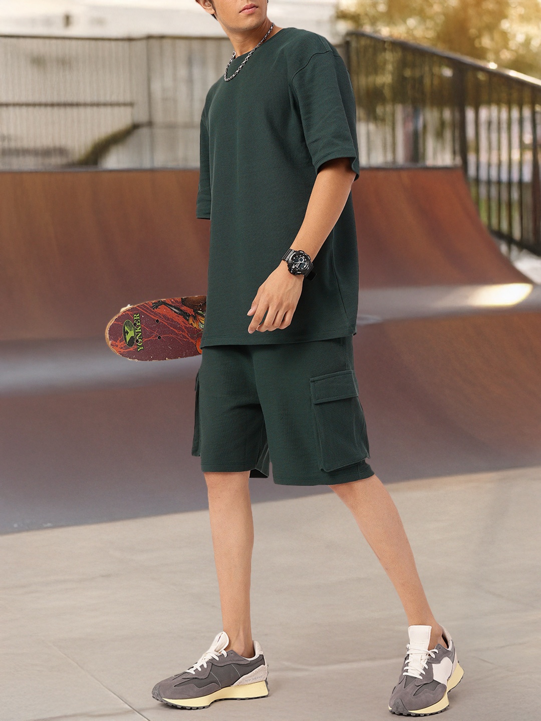 

Kook N Keech Versatile Vibes Textured Co-Ords, Green