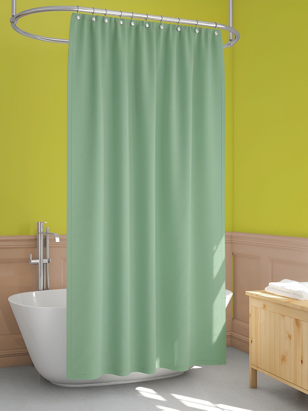 

ArtzFolio Green Waterproof Shower Curtains