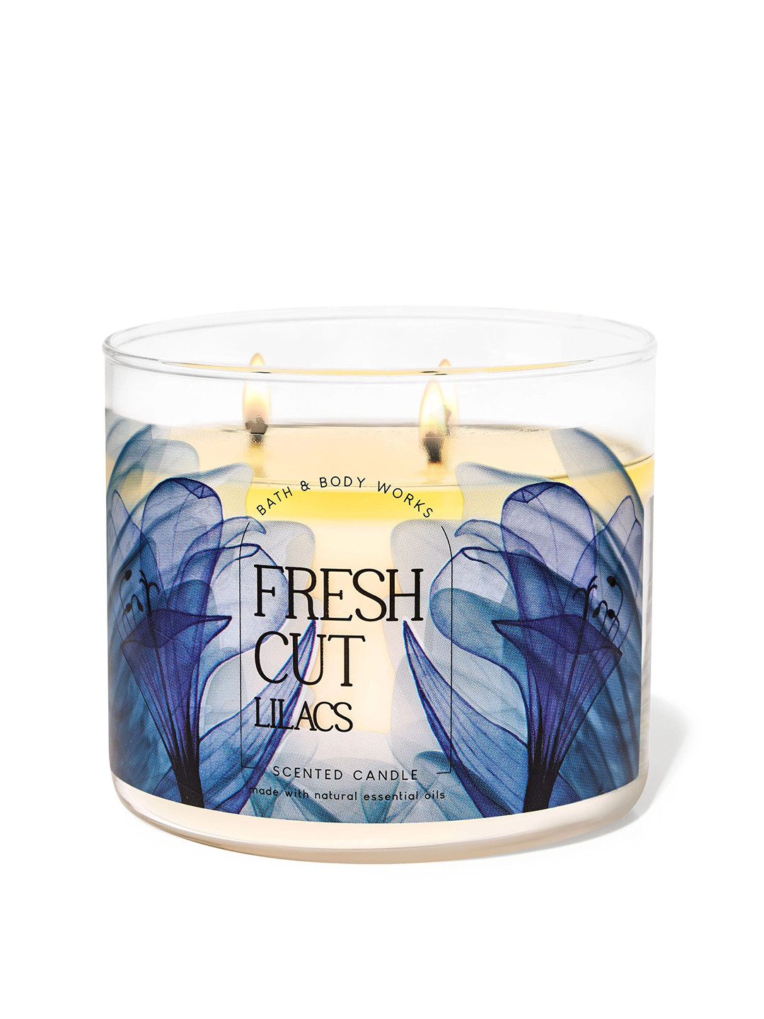 

Bath & Body Works Fresh Cut Lilacs 3-Wick Candle - 411g, Navy blue