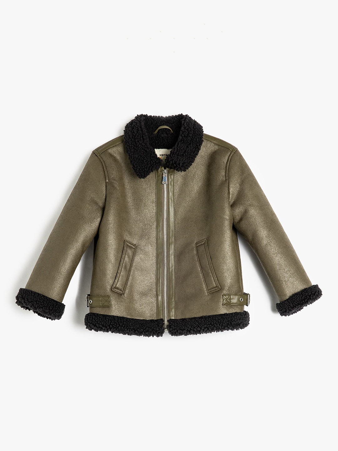 

Koton Girls Bomber Jacket, Khaki