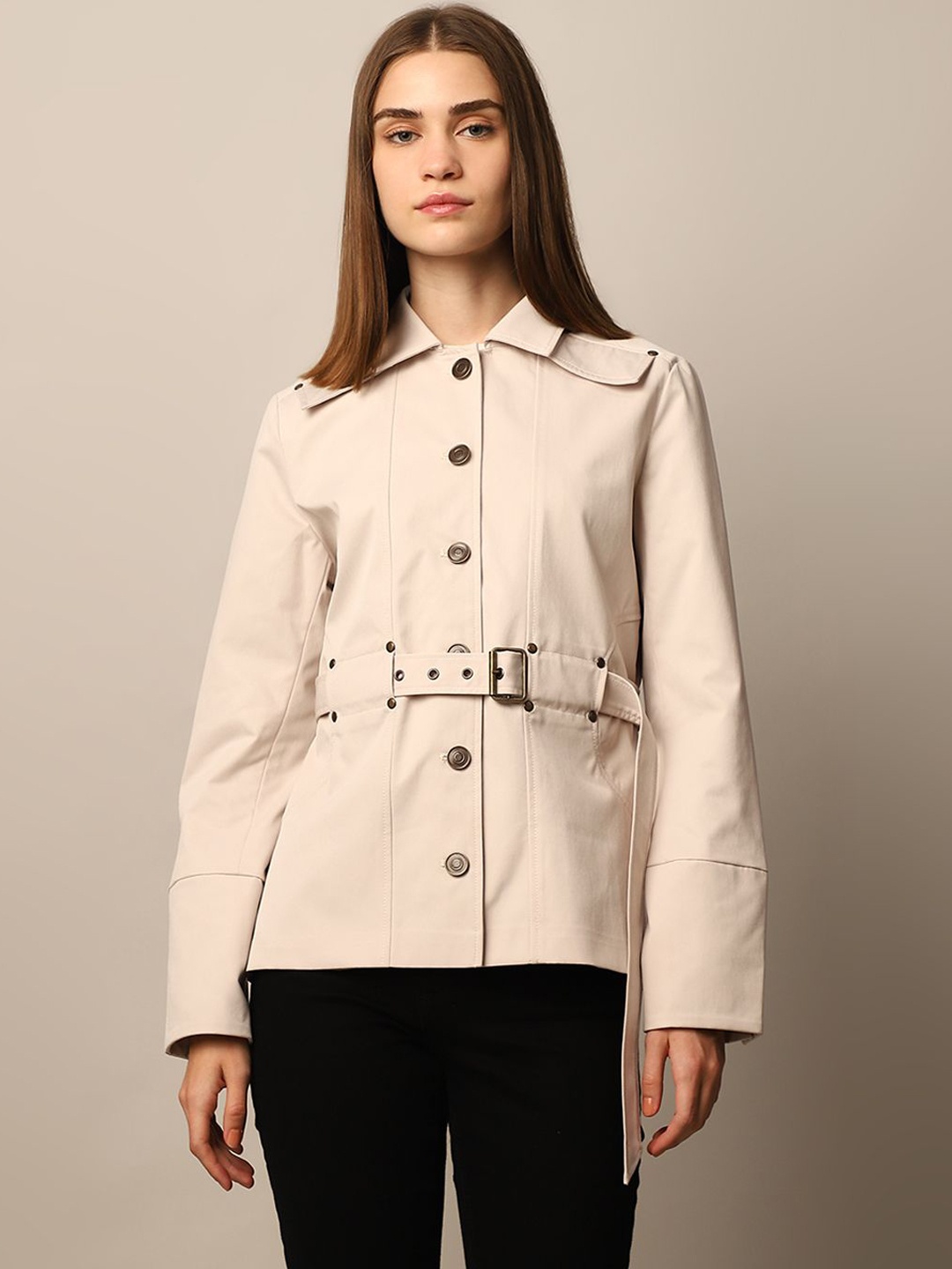 

ONLY Women Biker Jacket, Cream