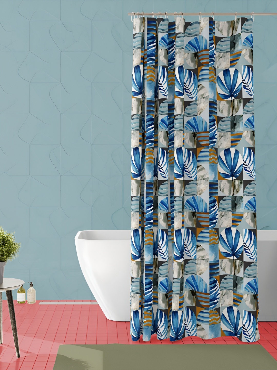 

ArtzFolio Single Piece Waterproof Polyester Shower Curtain, Multi