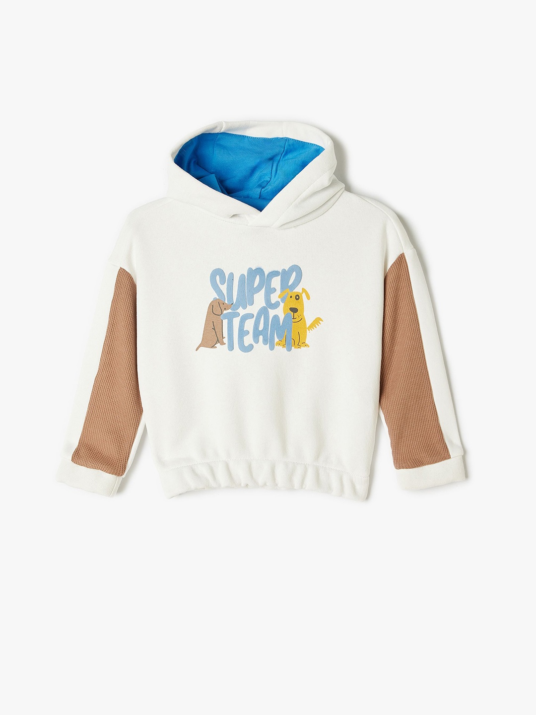 

Koton Boys Cotton Graphic Printed Sweatshirt, Beige
