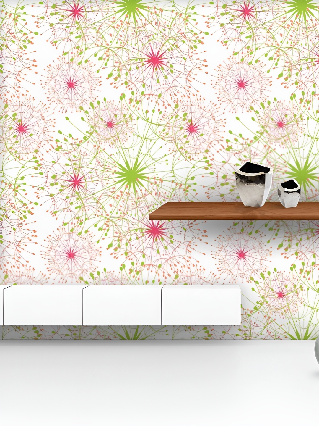 

ArtzFolio Printed UV-Resistant Anti-Bacterial DandelionPeel & Stick Wallpaper, Multi