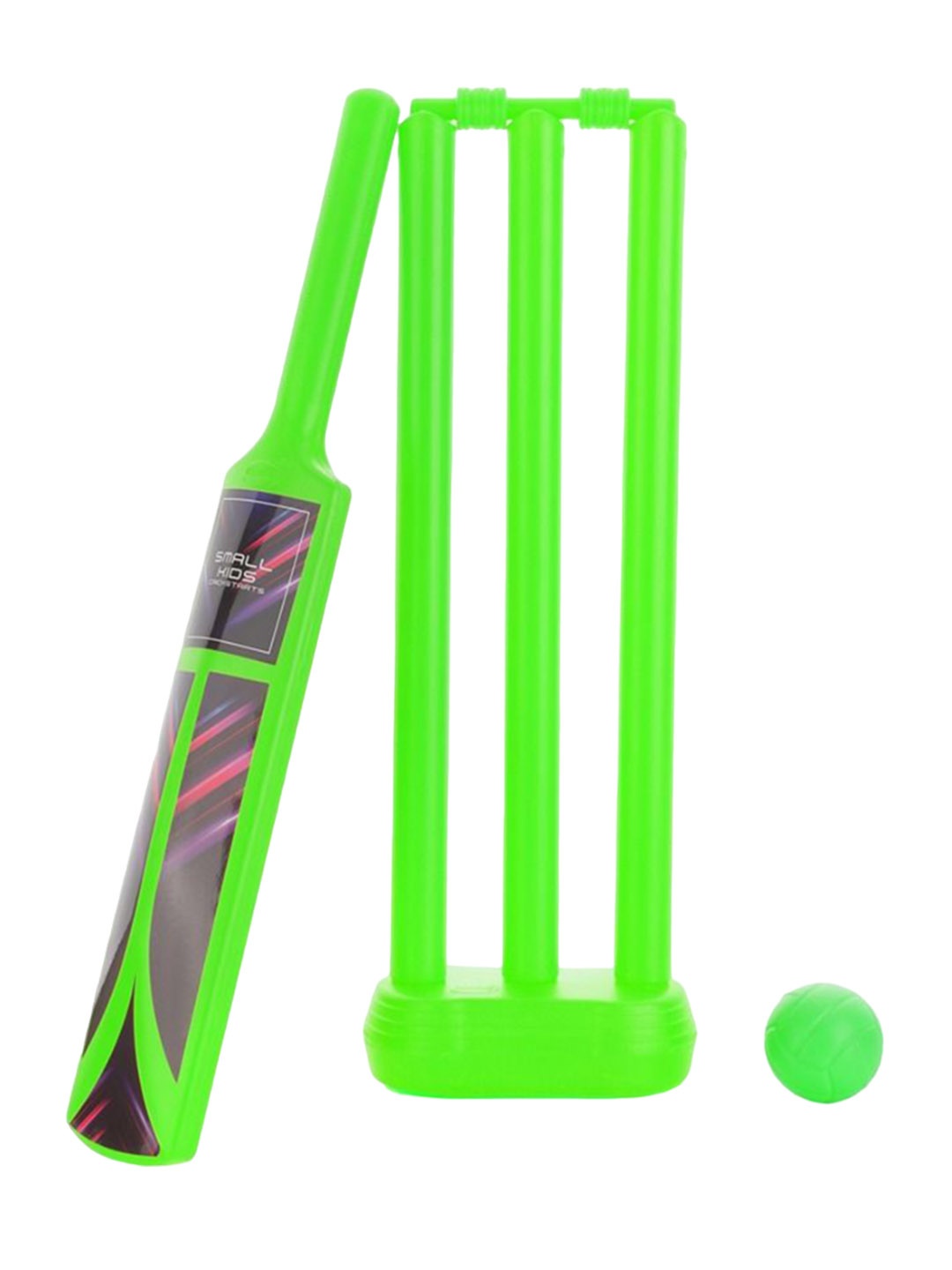 

Aditi Toys Kids Unisex Plastic Small Cricket Set, Green
