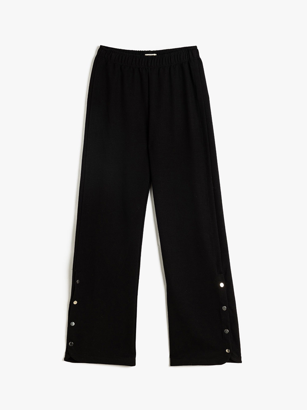 

Koton Girls Mid-Rise Trousers, Black