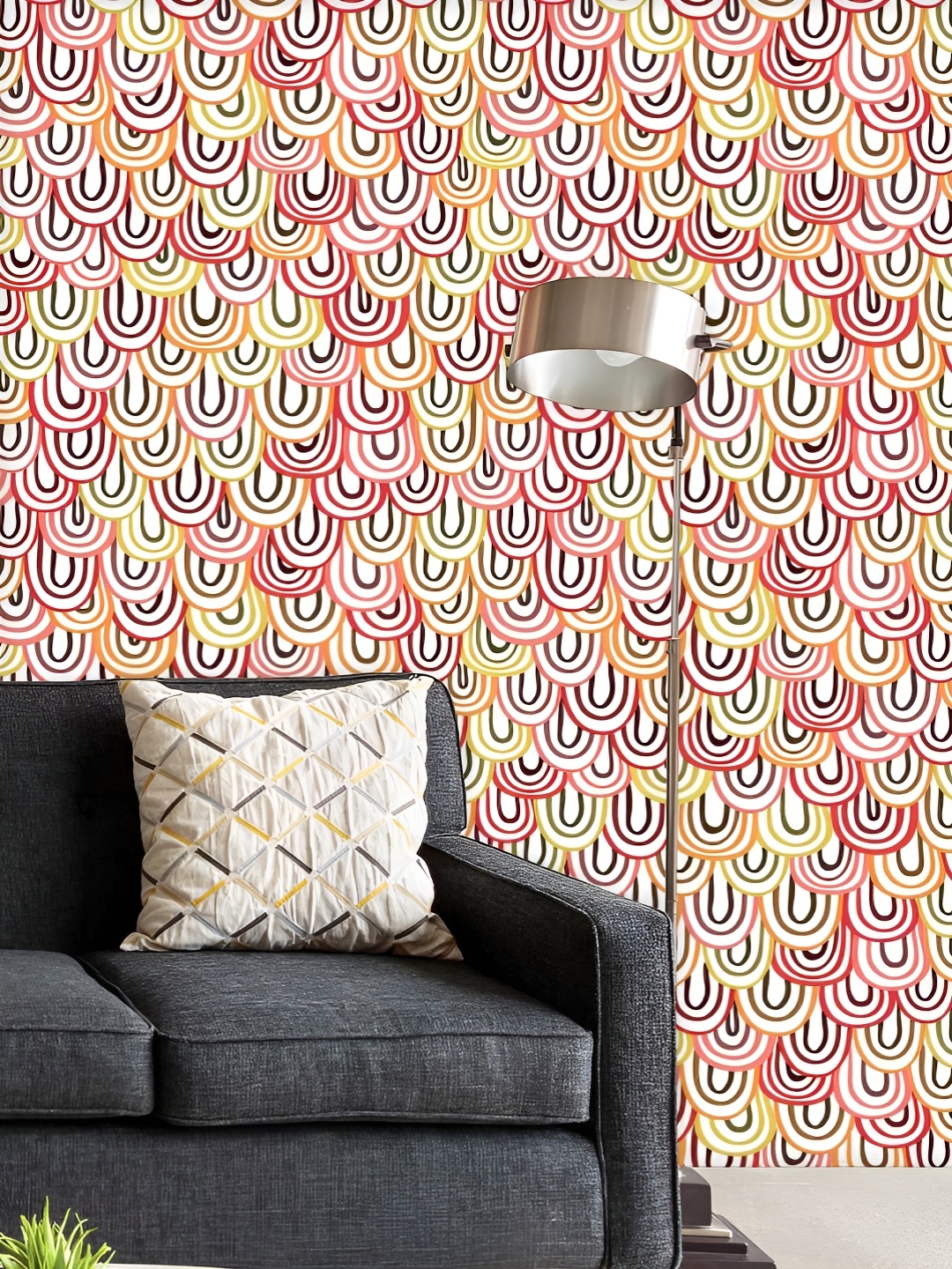 

ArtzFolio Printed UV-Resistant Anti-Bacterial Abstract Doodles Peel & Stick Wallpaper, Multi