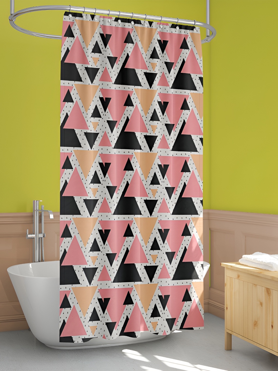 

ArtzFolio Single Piece Waterproof Polyester Shower Curtain, Multi