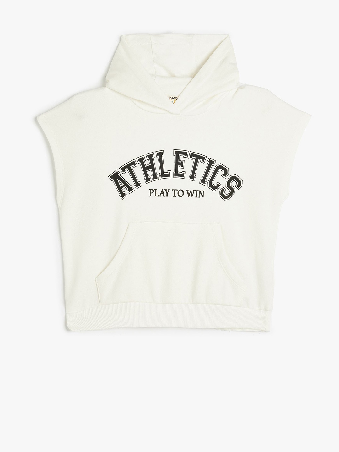 

Koton Boys Typography Printed Pure Cotton Sweatshirt, White